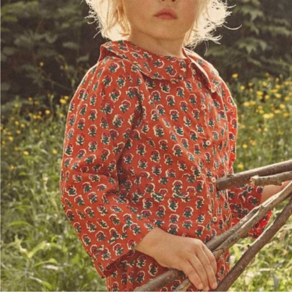 ISO Doên Leaf Playsuit in Calico Canyon Blooms 4T